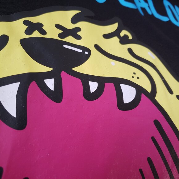 ROAR 2019 Tour Shirt Merch 'Don't Be Jealous' Neon Lightning Lion - Picture 7 of 11
